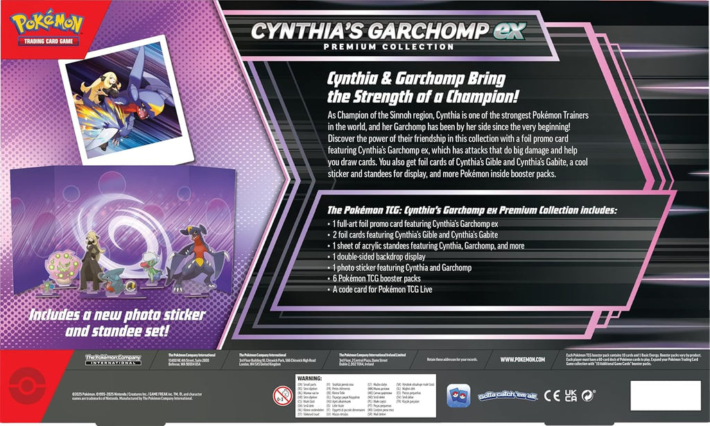 CYNTHIA'S GARCHOMP EX PREMIUM COLLECTION
